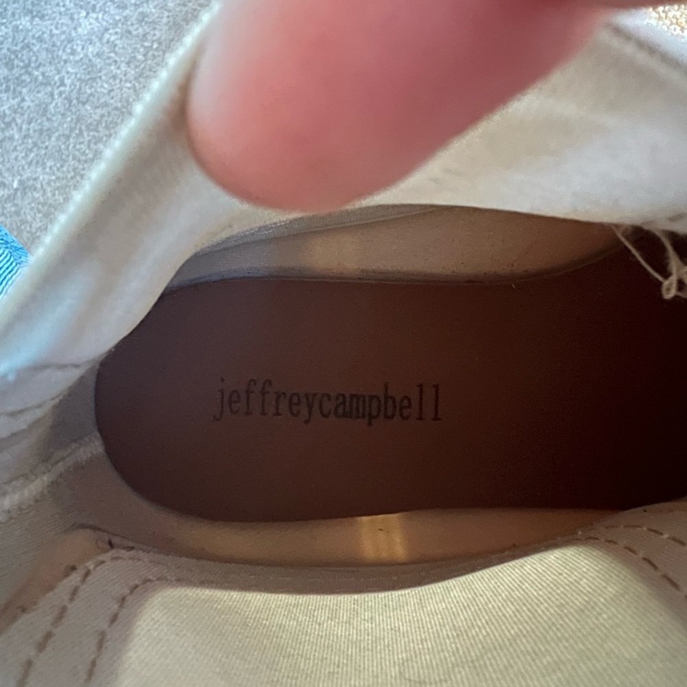 White Jeffrey Campbell Ankle boots (never worn)